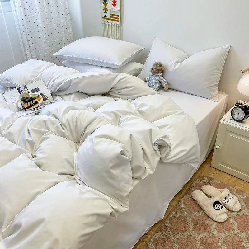 Soft White Bedding Set