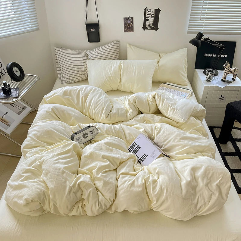 Cream Bedding Set