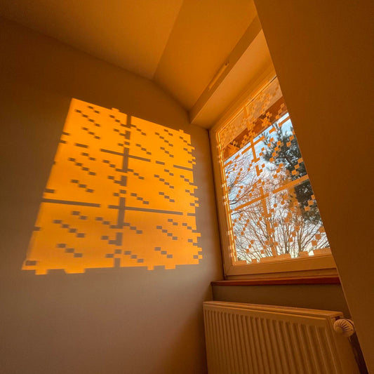 Minecraft Pixel Window Sticker