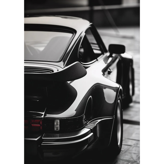Porsche 911 Turbo (930) "Blackbird" Poster