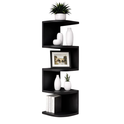 Floating Layered Shelf