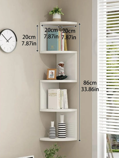 Floating Layered Shelf