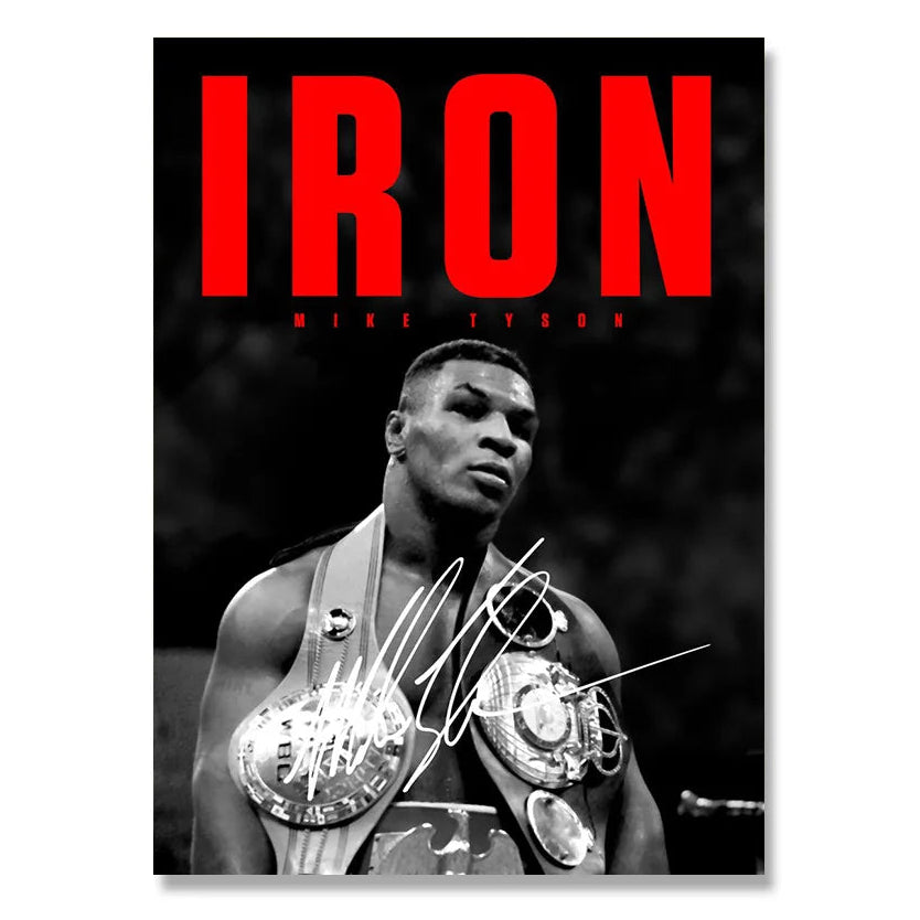 'Iron' Mike Tyson Boxing Poster