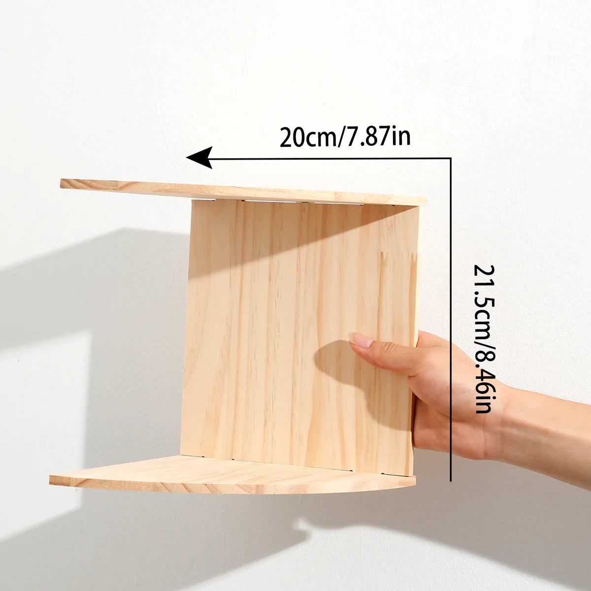 Floating Layered Shelf