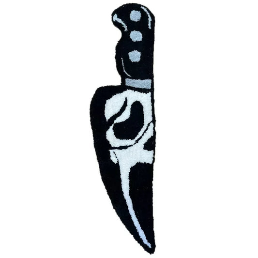 Ghost Face Knife Rug