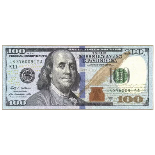 100 Dollar Bill Rug